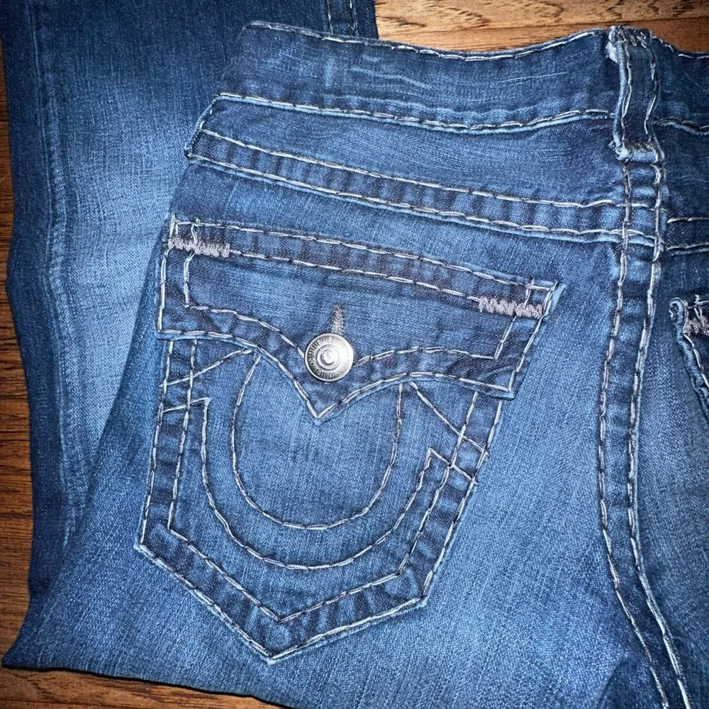 True Religion Dark Blue Bootcut Jeans